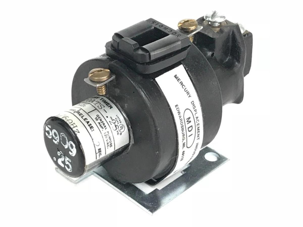 Used MDI DRC-120ATS-.25 MERCURY TIMER 120V, 10A, 50/60HZ, DRC120ATS.25