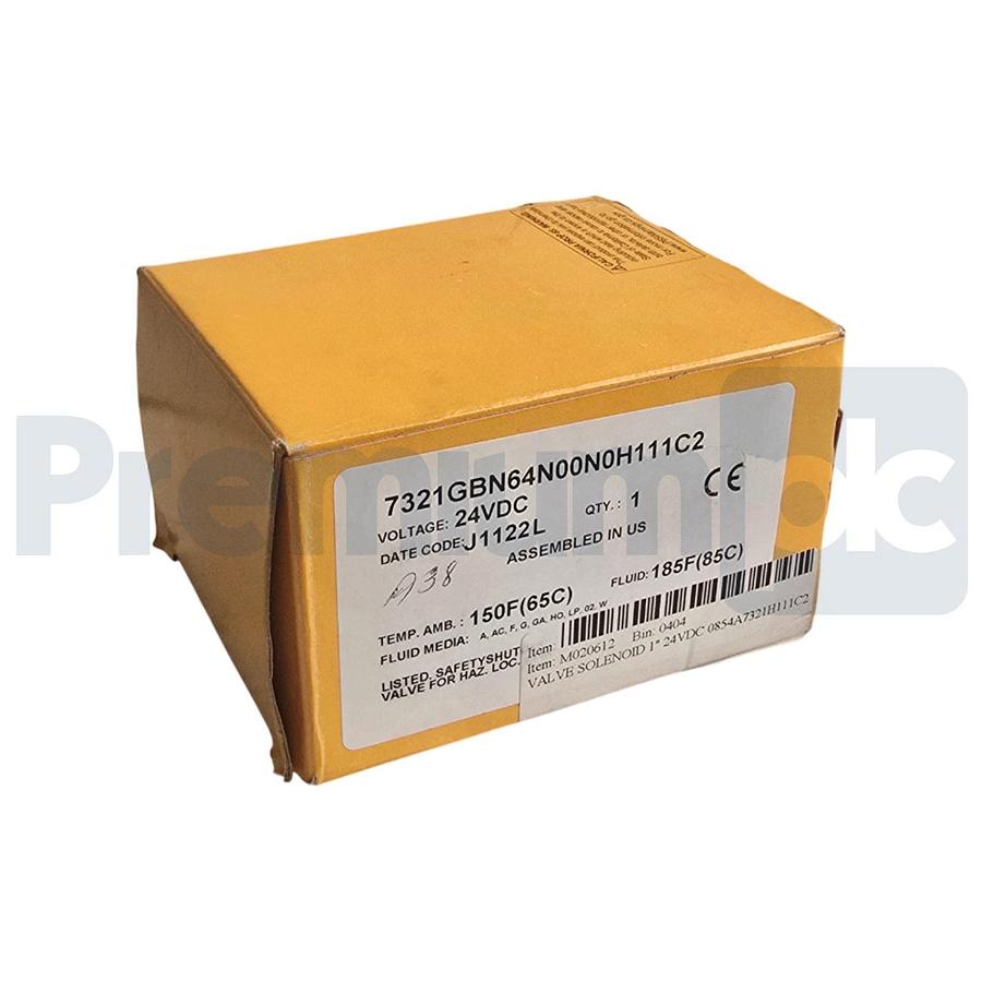 PARKER SKINNER 7321GBN64N00N0H111C2 2-WAY NC 1"NPT 24VDC BRASS PILOT VALVE NSMP