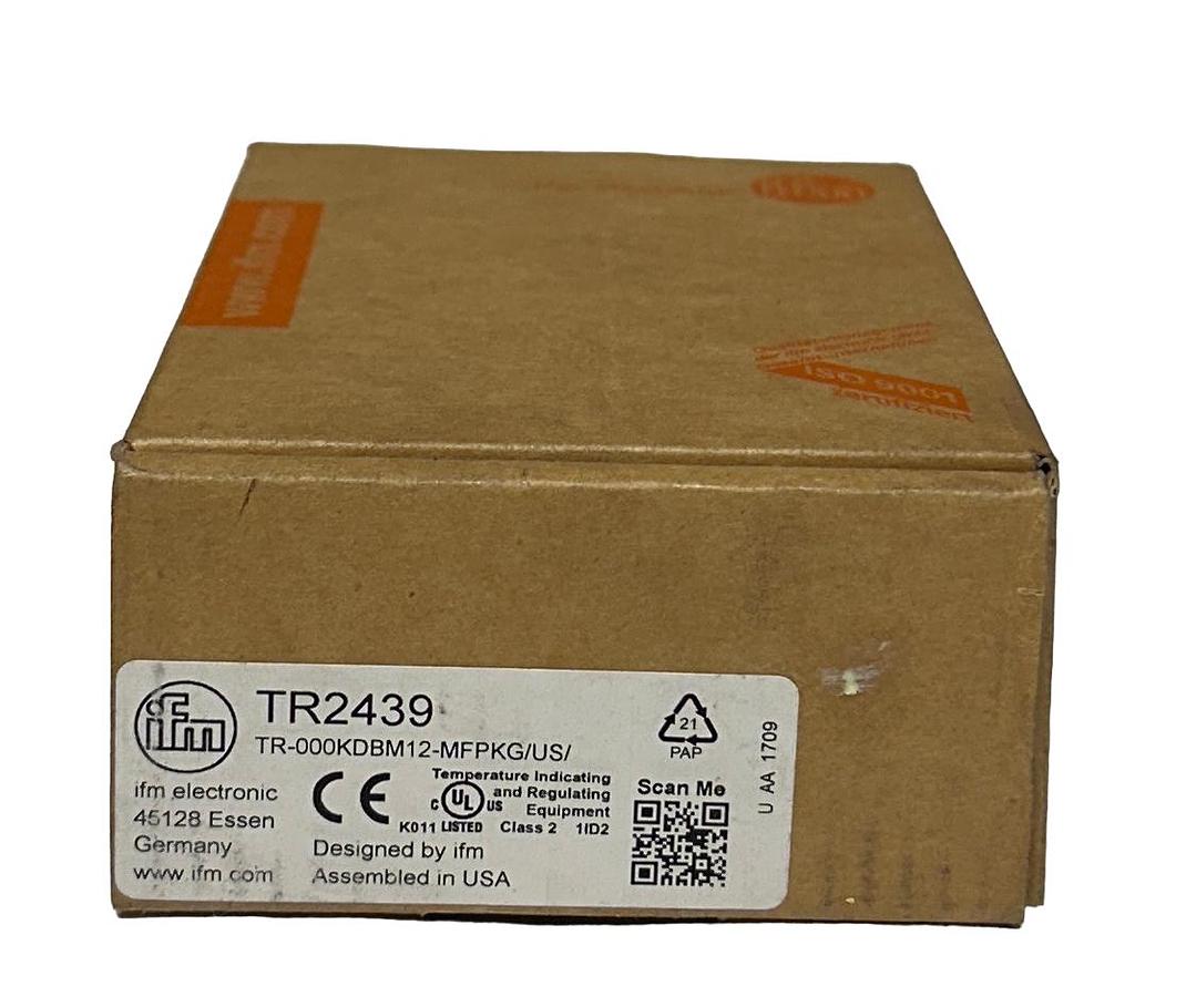 Used IFM TR-000KDBM12-MFPKG/US/ / TR2439 EFECTOR 600 TEMPERATURE SENSOR 0-10V NSMP