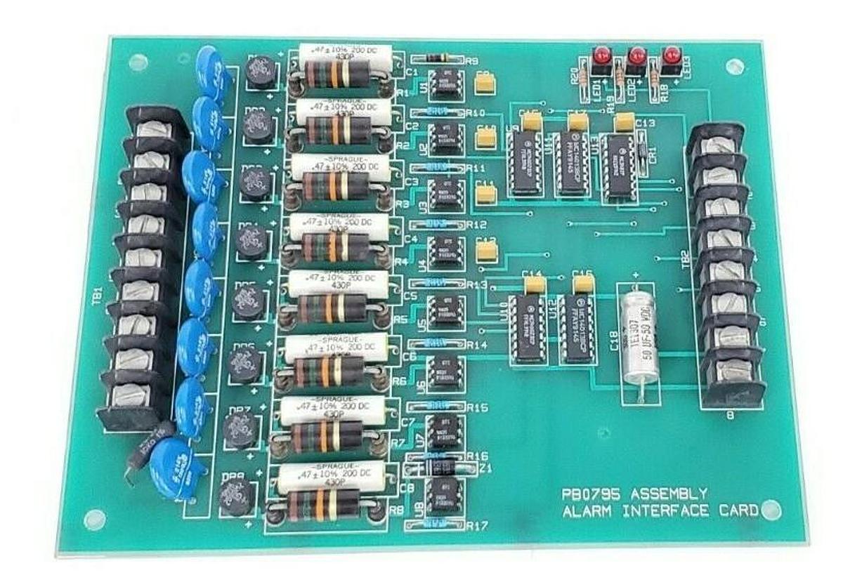 Used ENVIRONMENTAL ELEM PB0795 ALARM INTERFACE CARD