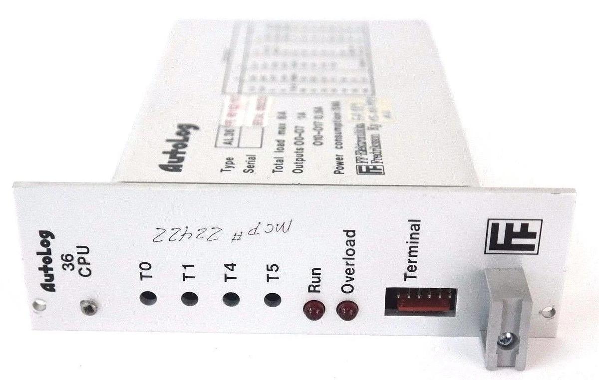 Used AUTOLOG FF-ELEKTRONNIKKA AL36 CPU MODULE, FFE 901105/923, AL36IFC1, 30213