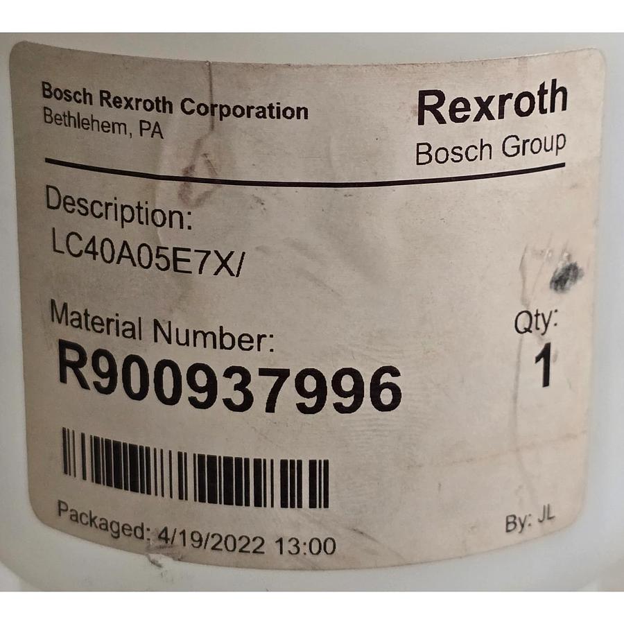 BOSCH REXROTH LC40A05E7X - R900937996 LOGIC CARTRIDGE VALVE SIZE 40 NSMP