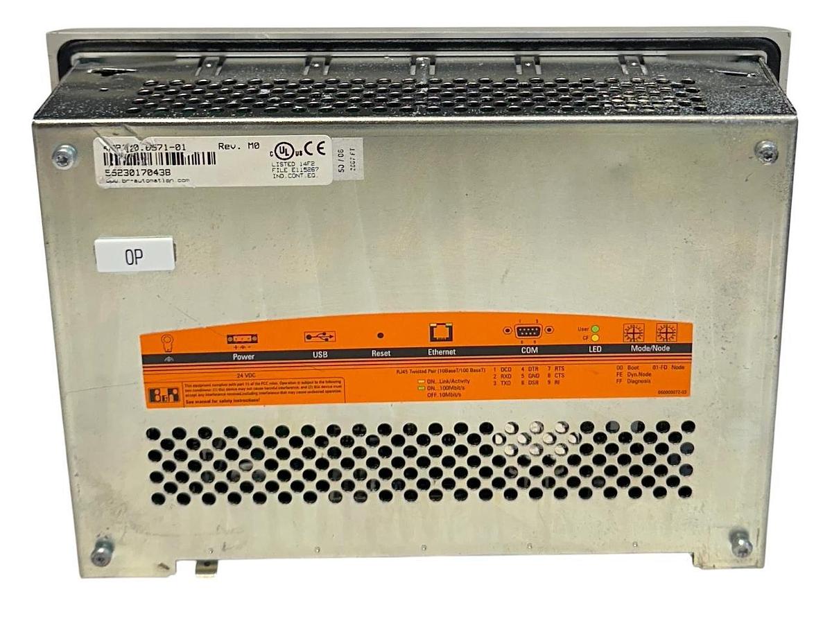 Used For Parts B&R 4PP120.0571-01 / 4PP120057101 POWER PANEL PP120 24VDC EtherNet USB
