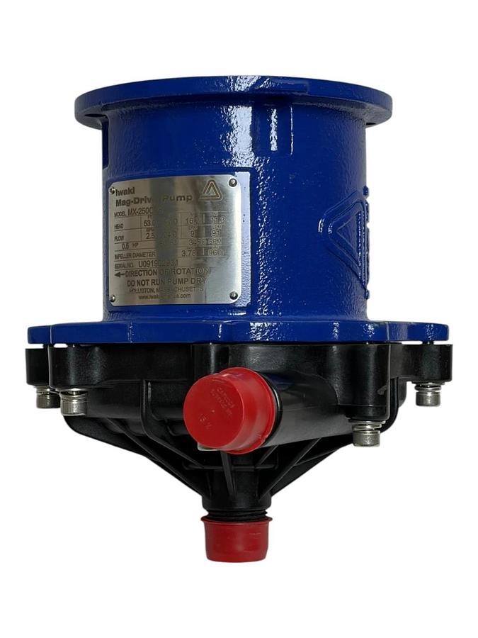 Iwaki MX-250CV6 Mag-Drive Chemical Process Pump 0.5 HP Magnetic Centrifugal