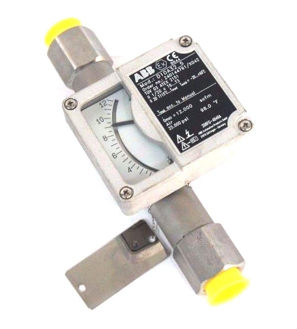 Used NEW ABB D10A32-5 FLOWMETER 1/2" NPT ORDER NO. 240144761/X042 D10A325
