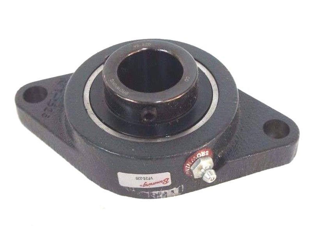 Used NIB BROWNING VF2S-220 BEARING 1-1/4" 2BOLT FLANGE SET SCREW LOCKING VF2S220