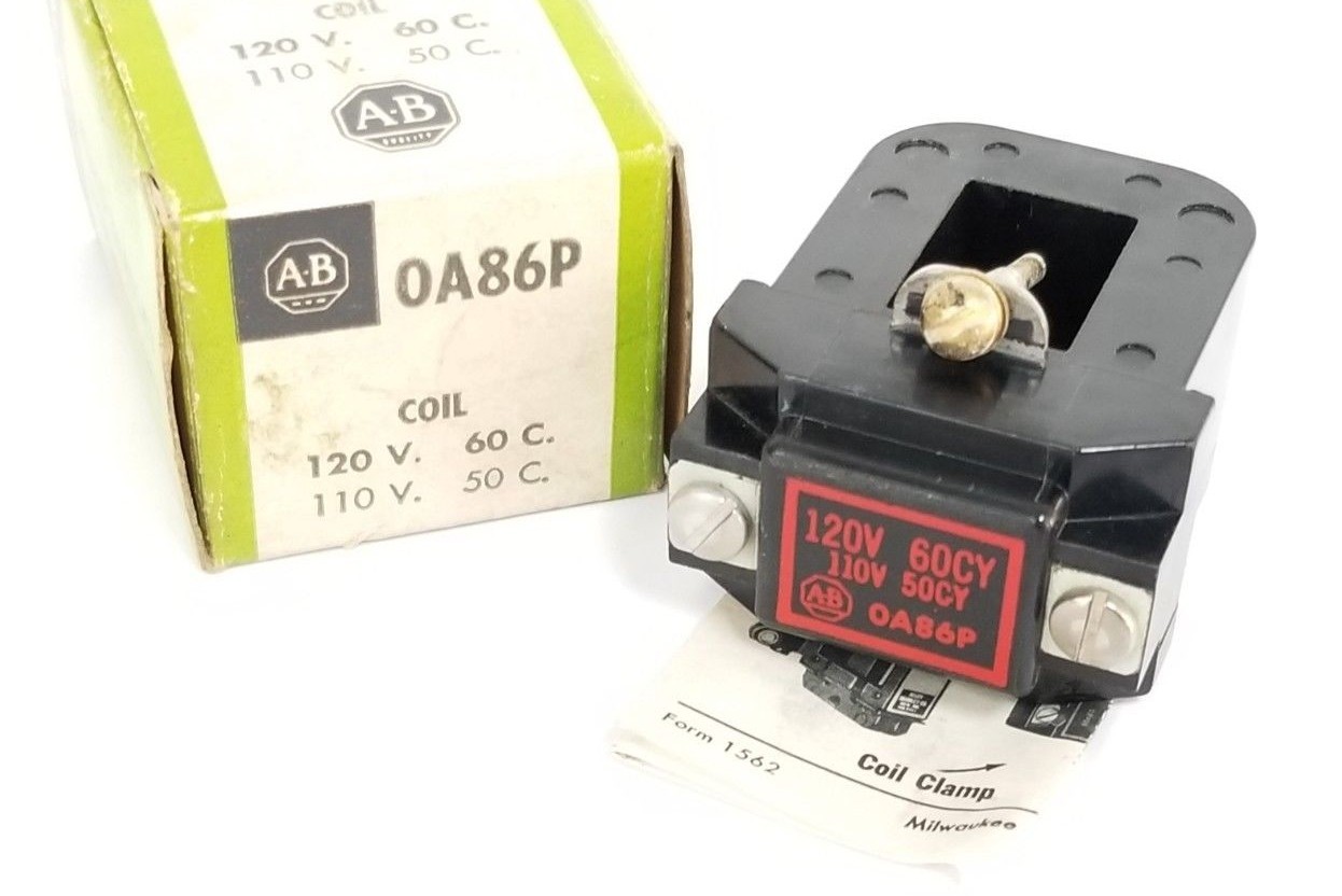 NIB ALLEN BRADLEY 0A86P COIL 110-120V 50-60CY