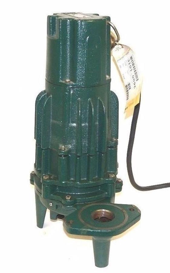 NEW ZOELLER 6163-0002 DOUBLE SEAL SEWAGE PUMP N6163-C 1/2HP 115V 15A CAST IRON