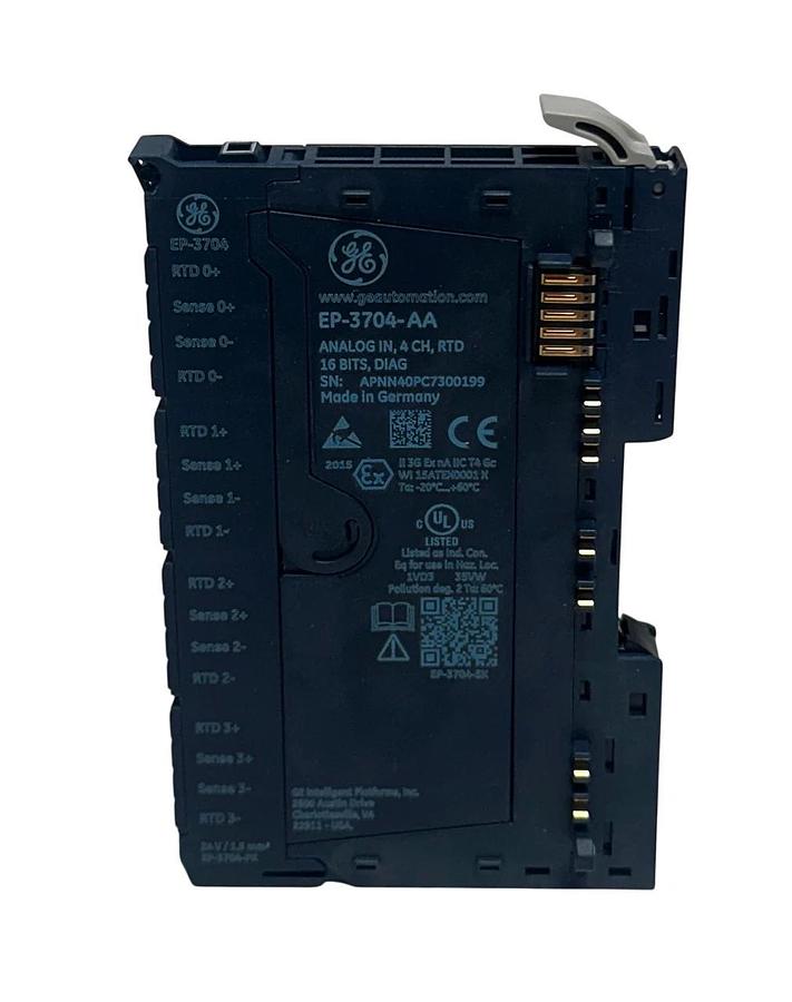 GE EP-3704-AA / EP3704AA ANALOG INPUT MODULE RSTi-EP 4-CHNL RTD 16 BITS NSMP