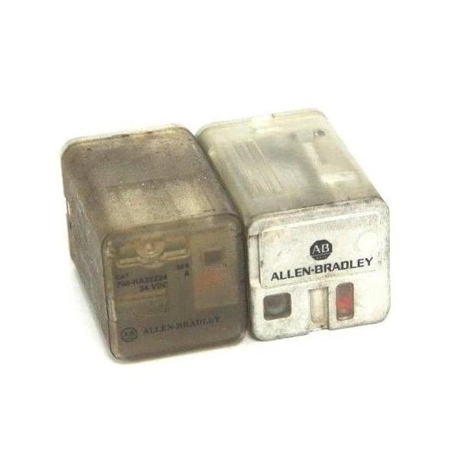 Used LOT OF 2 ALLEN BRADLEY 700-HA32Z24 RELAYS SER. A, 24VDC, 700HA32Z24
