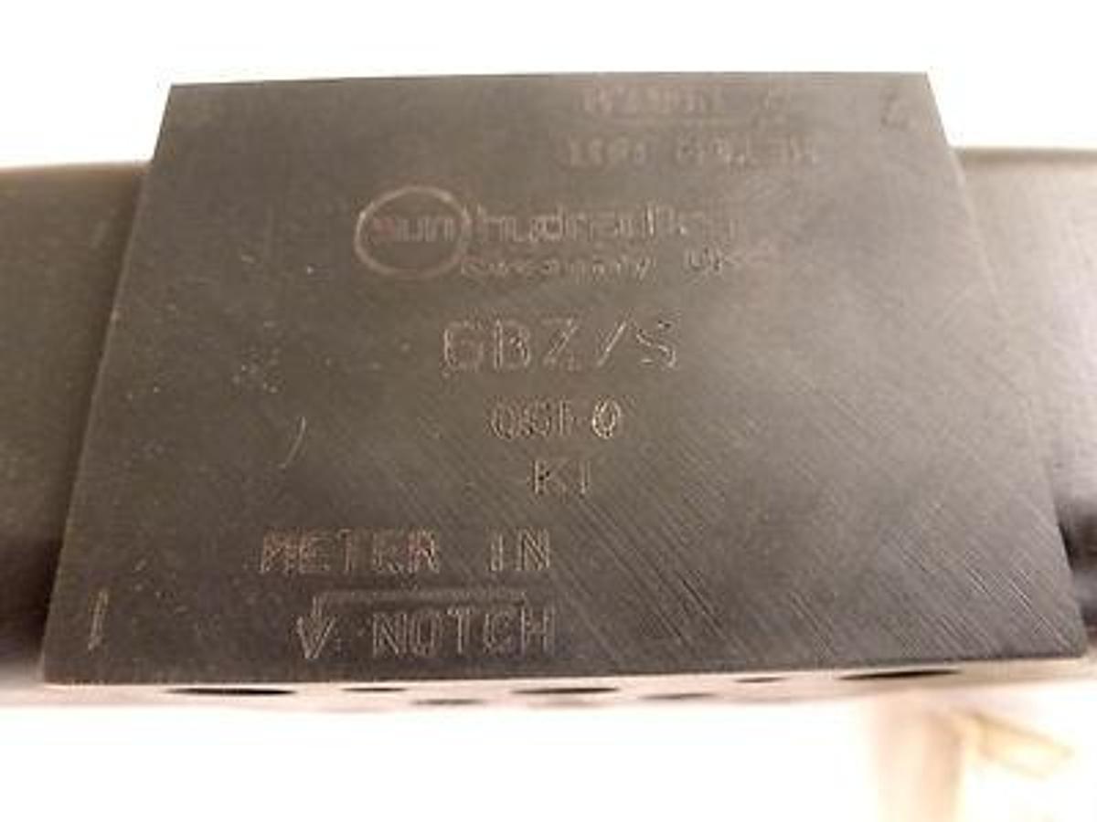 Used NEW SUN HYDRAULICS GBZ/S FLOW CONTROL VALVE GBZS