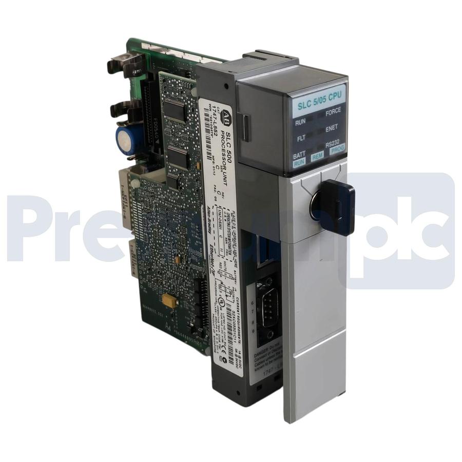 Used Allen Bradley 1747-L552 /C SLC 500 5/05 32k Controller EtherNet/IP Rev. C USPI