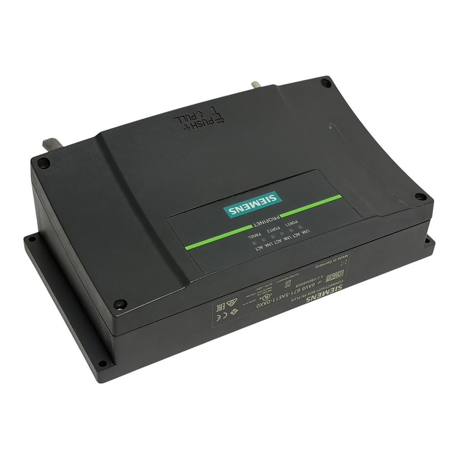 Used Siemens 6AV6671-5AE11-0AX0 Connectivity Box PN Plus Mobile Panel Interface