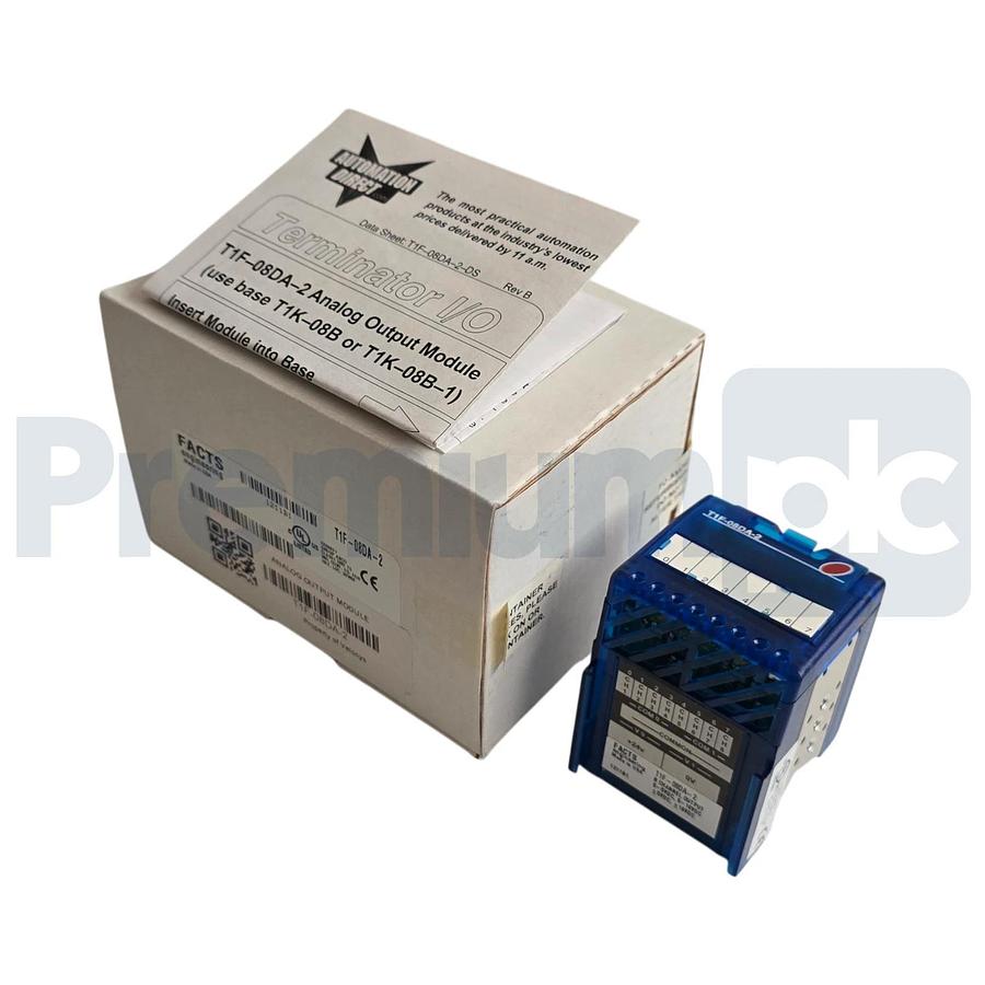 FACTS ENGINEERING T1F-08DA-2 TERMINATOR 8-CH ANALOG OUTPUT MODULE 24VDC NSMP