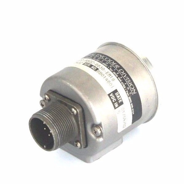 Used BEI 924-01002-3432 ENCODER H25G-SB-2500-ABZC-8830-EM18 5VDC, 924010023432