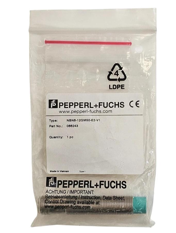 Used NEW PEPPERL+FUCHS NBN8-12GM50-E2-V1 PROXIMITY SENSOR P/N: 088243 NSFP