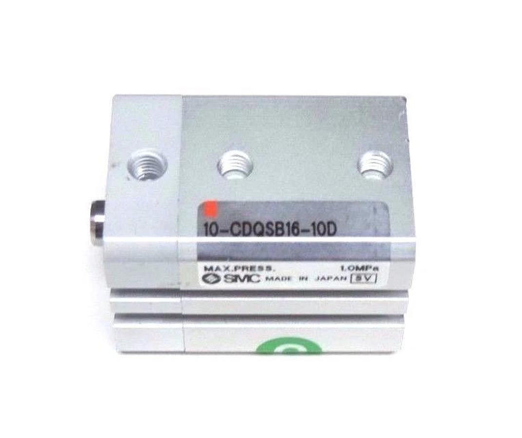 LOT OF 3 NIB SMC 10-CDQSB16-10D PNEUMATIC ROTARY CLAMP CYLINDERS 10CDQSB1610D