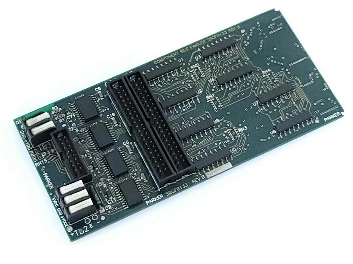 Used PARKER SBCF0133 CIRCUIT BOARD REV. B