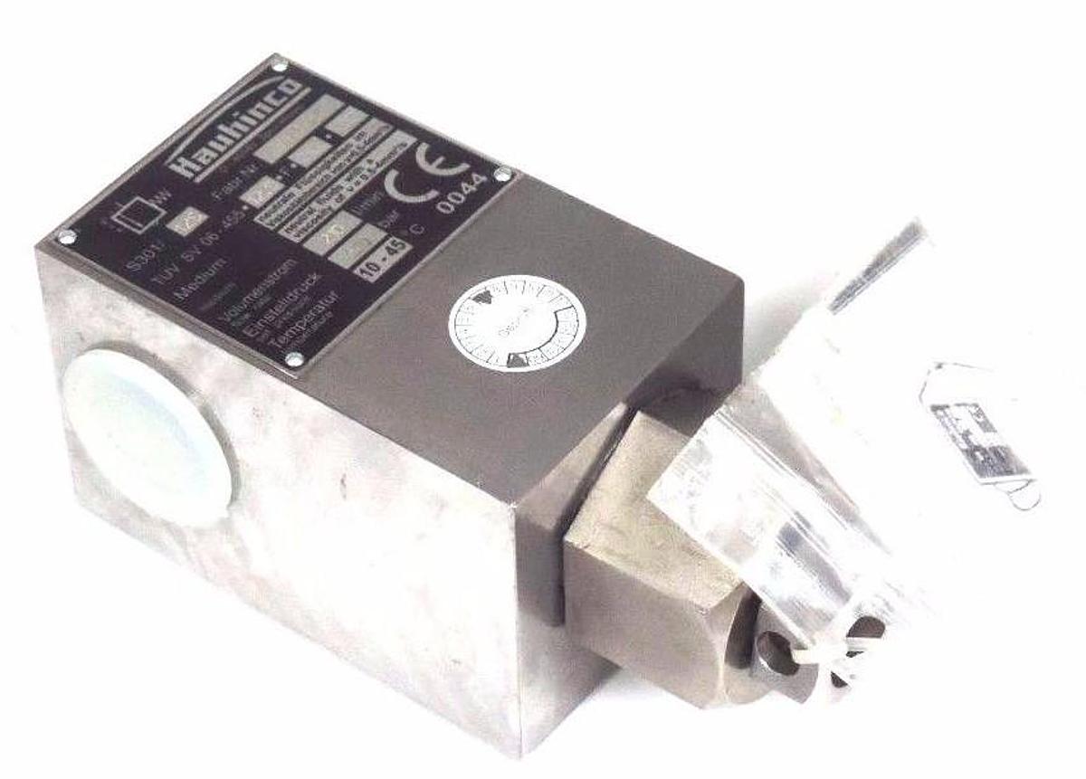 Used HAUHINCO S301/128 HYDRAULIC VALVE FAB 27113.08 TUV SV 06-455-12.8-F-210-220 NEW