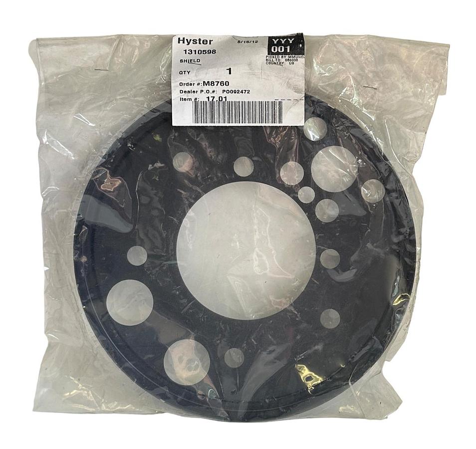 NEW HYSTER 1310598 / HY1310598 OEM BRAKE SHIELD COVER FOR FORKLIFT