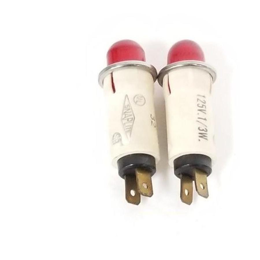 Used LOT OF 2 NEW LEECRAFT / SNAPLITE L.I.C.1.N.Y. 32 PANEL LAMPS 125V.1/3W. LIC1NY