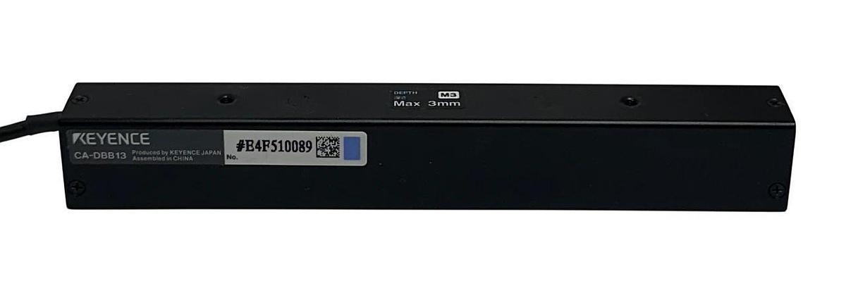 KEYENCE CA-DBB13 / CADBB13 OEM BLUE BAR LIGHT 132mm NO PLATE 24VDC 7.3W NSNP