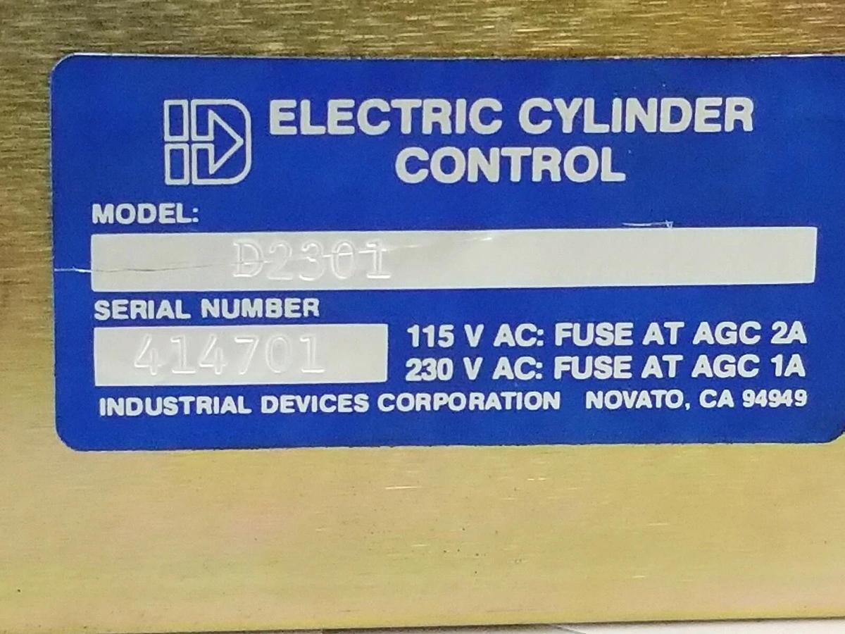 Used INDUSTRIAL DEVICES CORP. D2301 POWER SUPPLY ECC HOUSING CHASSIS (HOUSING ONLY)