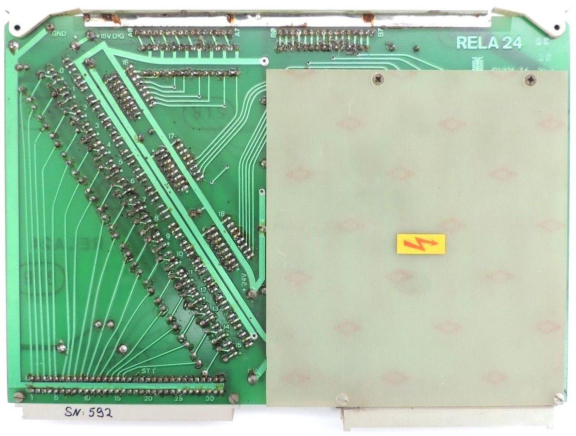 Used HEINEN ELEKTRONIK RELA24 K1 832.750 PC BOARD RELA24 60924-7.4