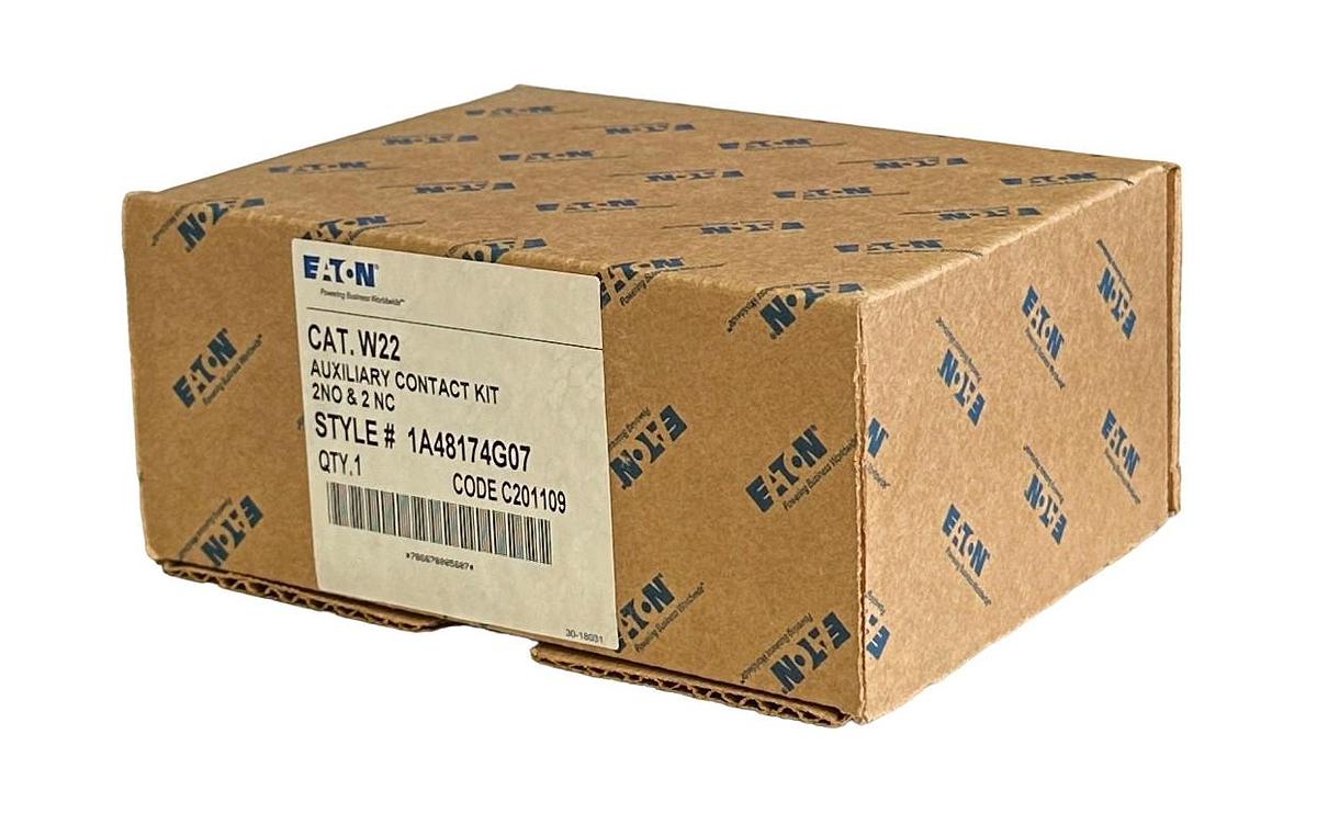 NEW EATON W22 / 1A48174G07 AUXILIARY CONTACT KIT 2NO & 2NC SCREW TERMINAL