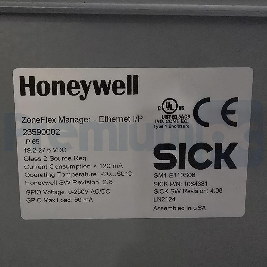 Used Honeywell SICK 1064331 | SM1-E110S06 ZoneFlex Manager Ethernet I/P 23590002 NSNP