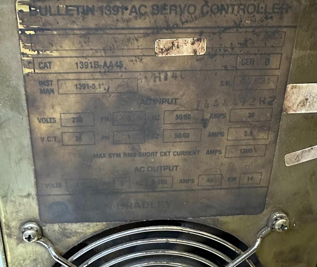Used For Parts ALLEN BRADLEY 1391B-AA45 /B 1391 AC SERVO CONTROLLER 14kW 1391BAA45