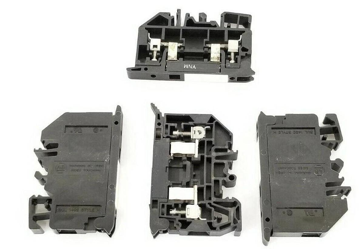 Used LOT OF 4 ALLEN BRADLEY 1492-H CONTACT BLOCKS 1492H BLACK