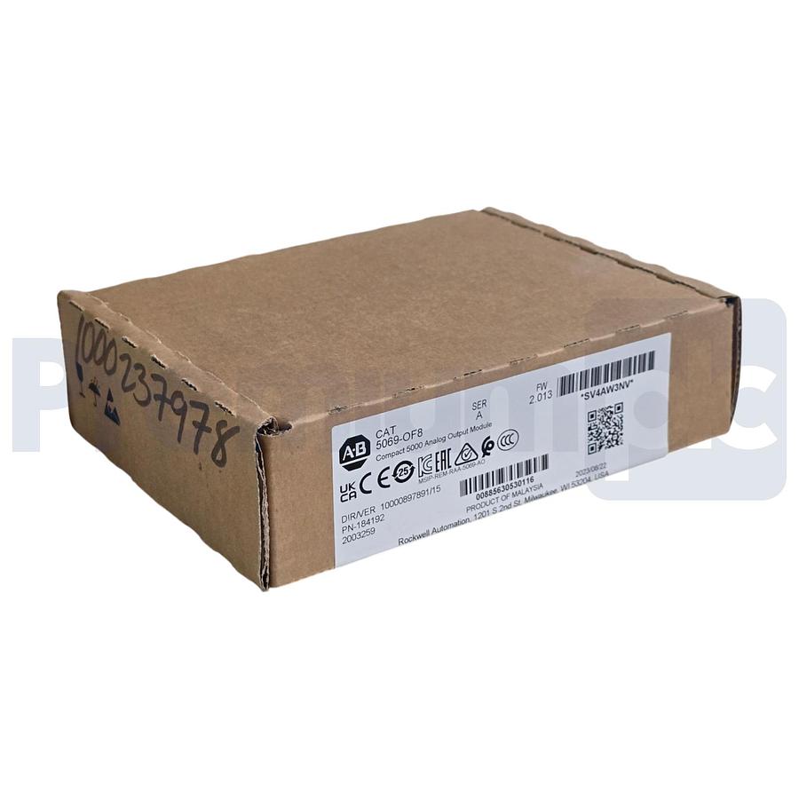 Used Sealed Pre-Owned Allen Bradley 5069-OF8 /A Compact 5000 8Ch Analog Output Module