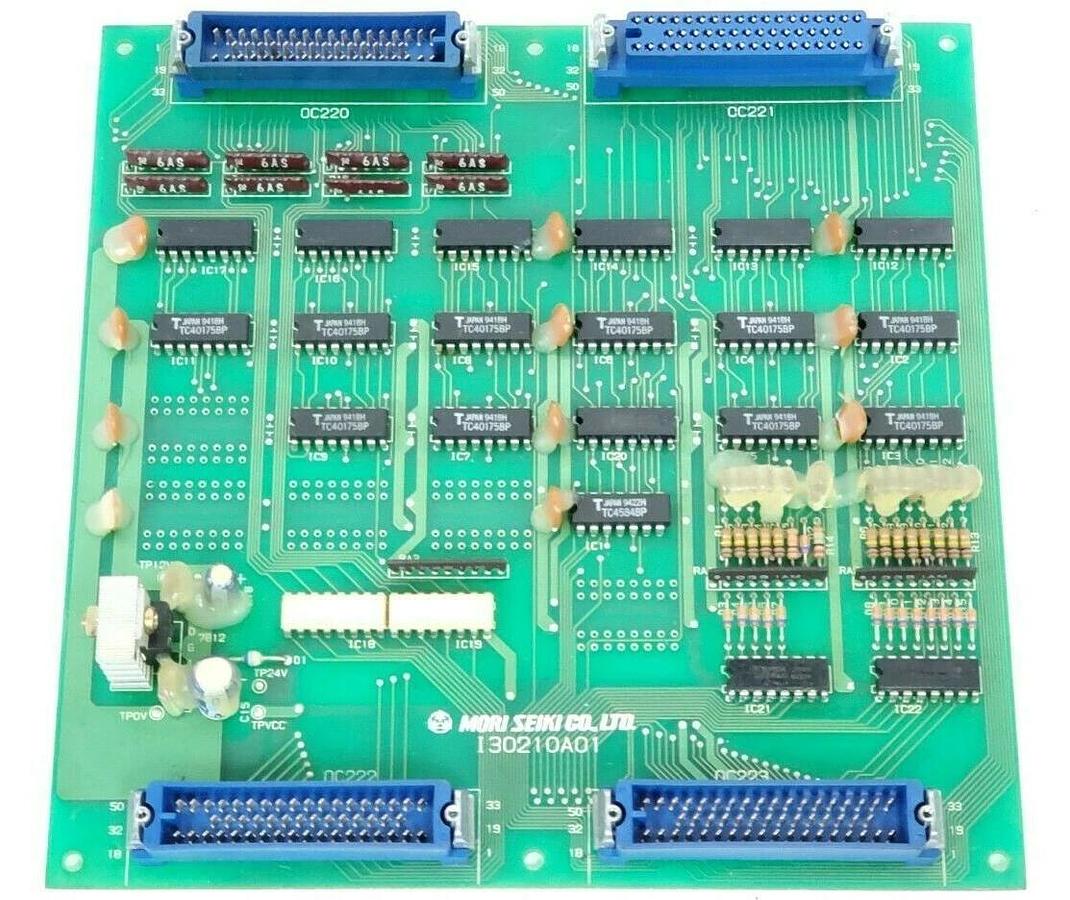 Used MORI SEIKI I3021OAO1 PC BOARD 130210A01, 13021OAO1