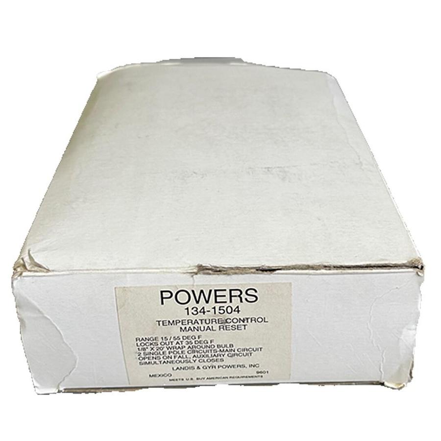 Used NEW POWERS 134-1504 / 1341504 TEMPERATURE CONTROL MANUAL RESET 15/55 DEG F