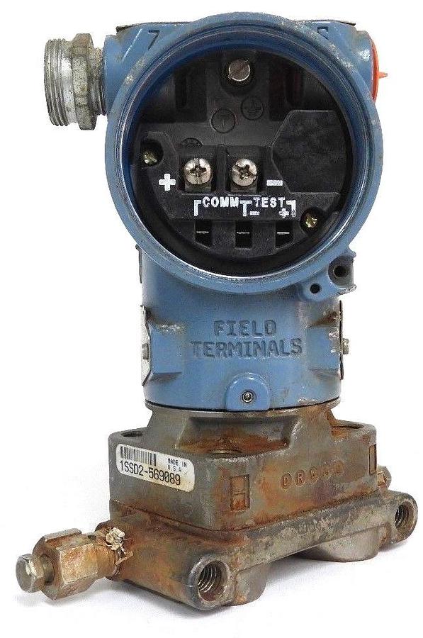 Used ROSEMOUNT 3051CD2A52A1AE5 SMART FAMILY HART TRANSMITTER 10.5-55 VDC