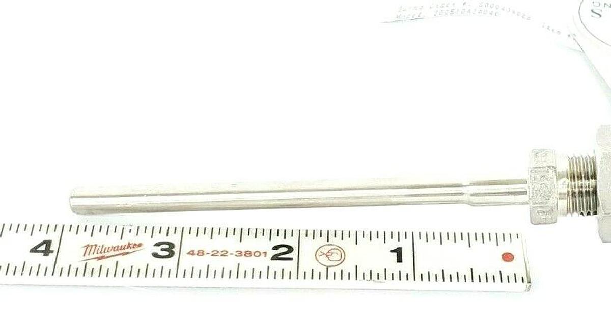 Used NEW BURNS ENGINEERING SERIES 200 VARIABLE IMMERSION SENSOR 200B10A2A040