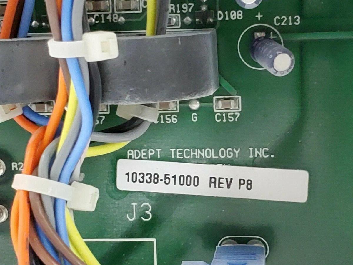 Used ADEPT TECHNOLOGY 10338-51000 REV. P8 DUAL AMPLIFIER MODULE 20338-51000
