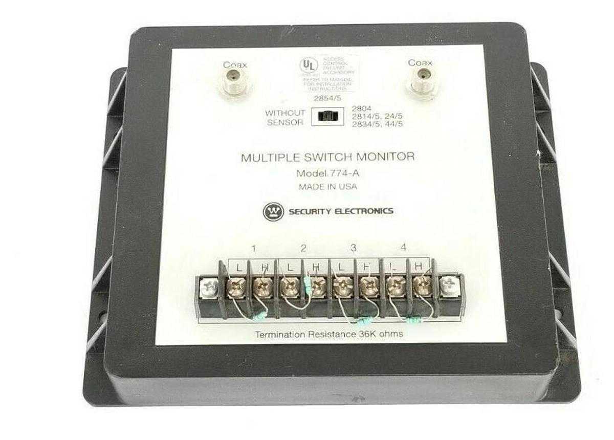 Used WESTINGHOUSE 774-A MULTIPLE SWITCH MONITOR 36K OHMS 774A