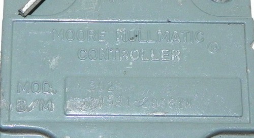 Used MOORE NULLMATIC CONTROLLER 502, 11581-20S6ZK