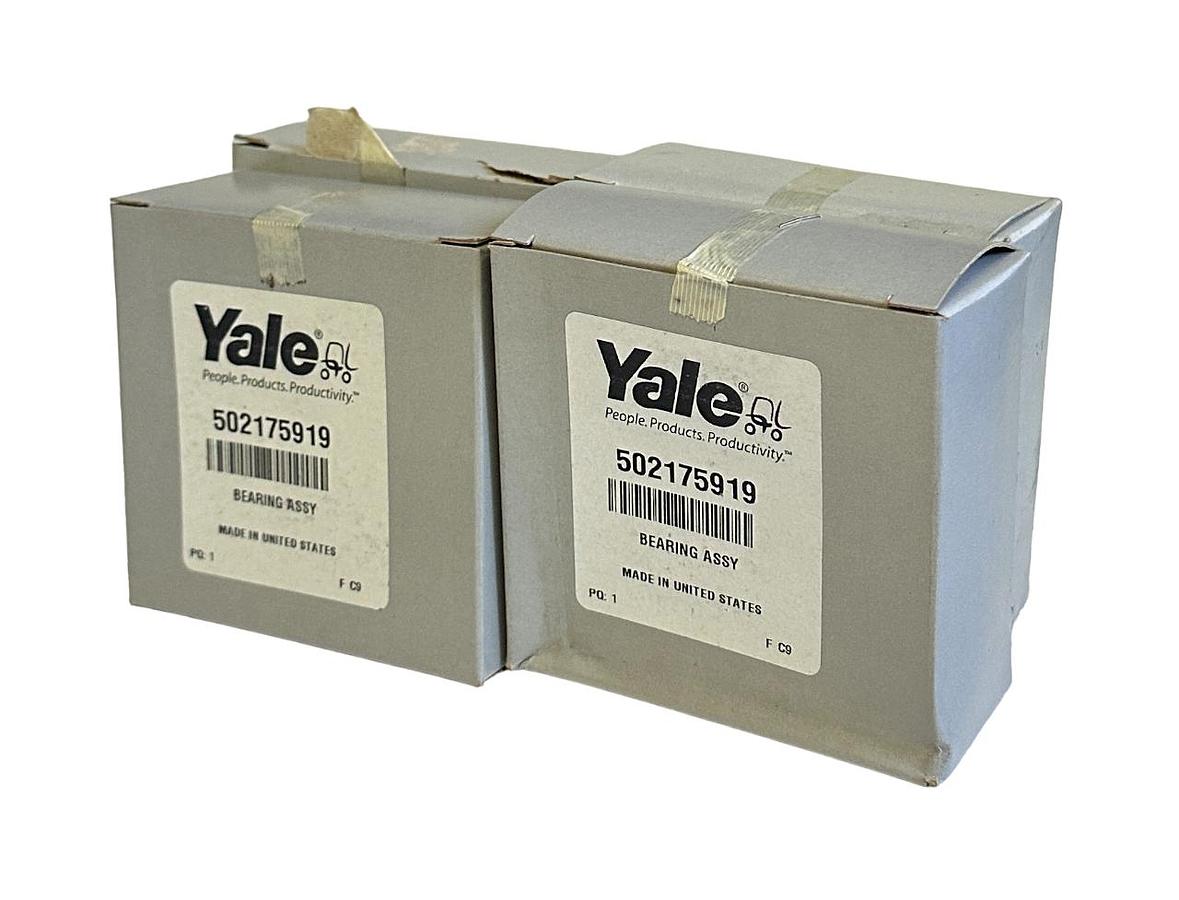 Used 4 NEW YALE 502175919 / YT502175919 OEM BEARING ASSEMBLIES FOR FORKLIFT