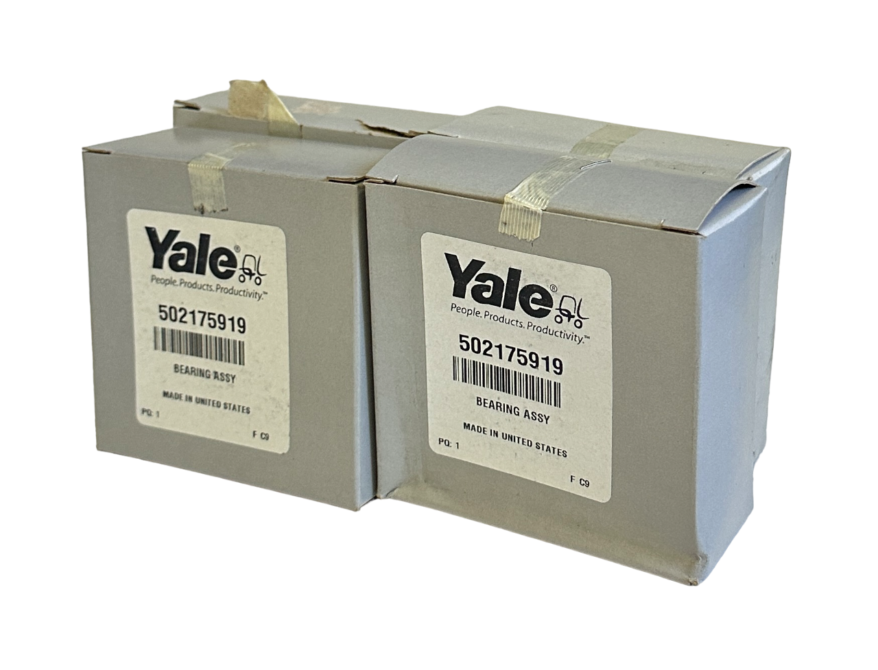 Used 4 NEW YALE 502175919 / YT502175919 OEM BEARING ASSEMBLIES FOR FORKLIFT