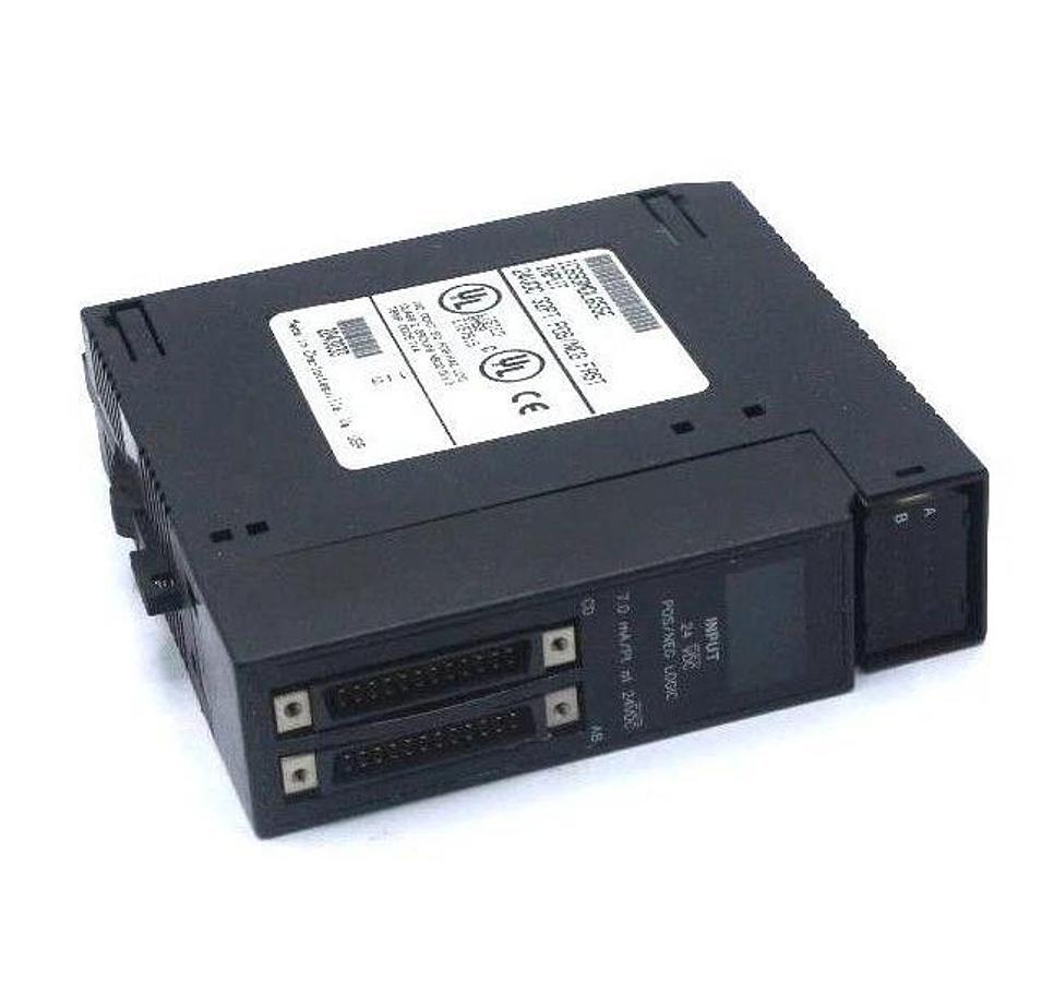 Used GE FANUC IC693MDL655E INPUT MODULE 32PT, 24 VDC POS/NEG FAST MISSING CLEAR COVER