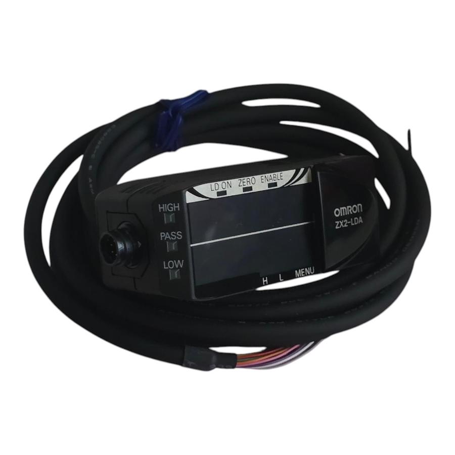 Used Omron ZX2-LDA11 2M Laser Smart Sensor Amplifier Unit NPN 10-30VDC ZX2LDA11 NSMP