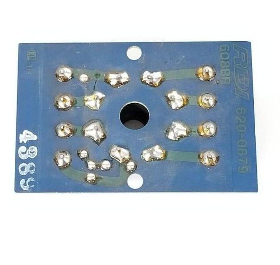 Used AUGAI RDI 608BR RELAY SOCKET BASE 10A, 250V, 8PIN, 620-0879