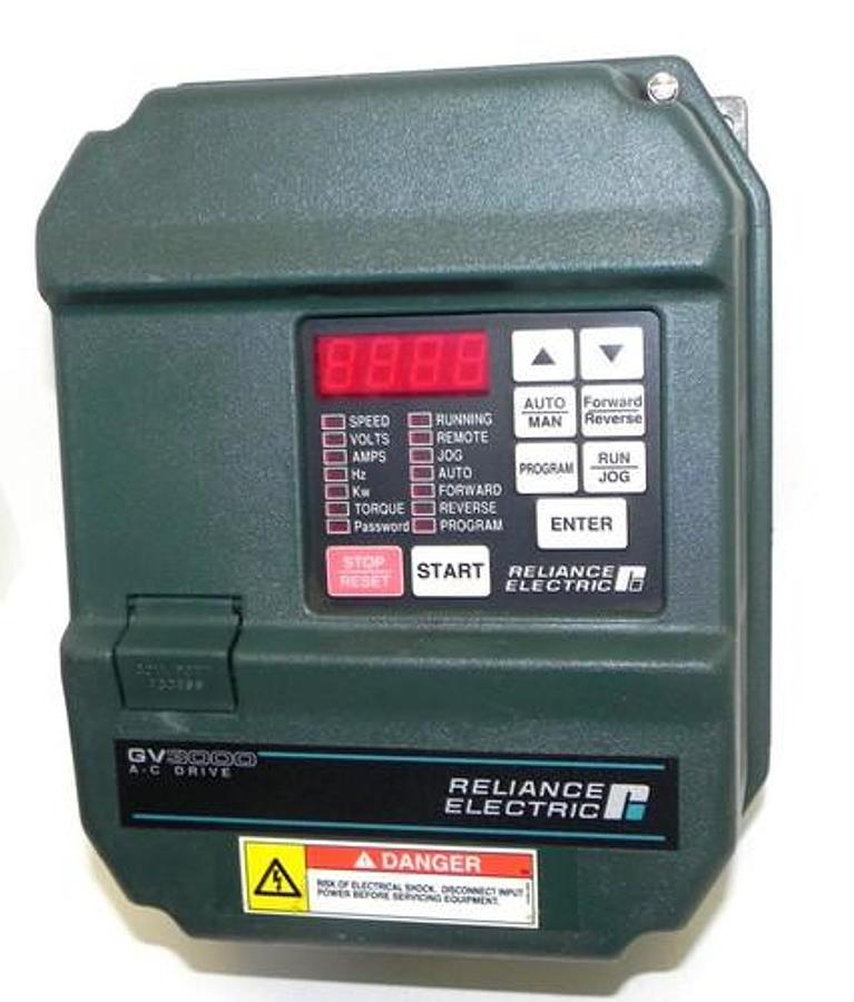 Used RELIANCE ELECTRIC GV3000 AC DRIVE M/N: 2V4151