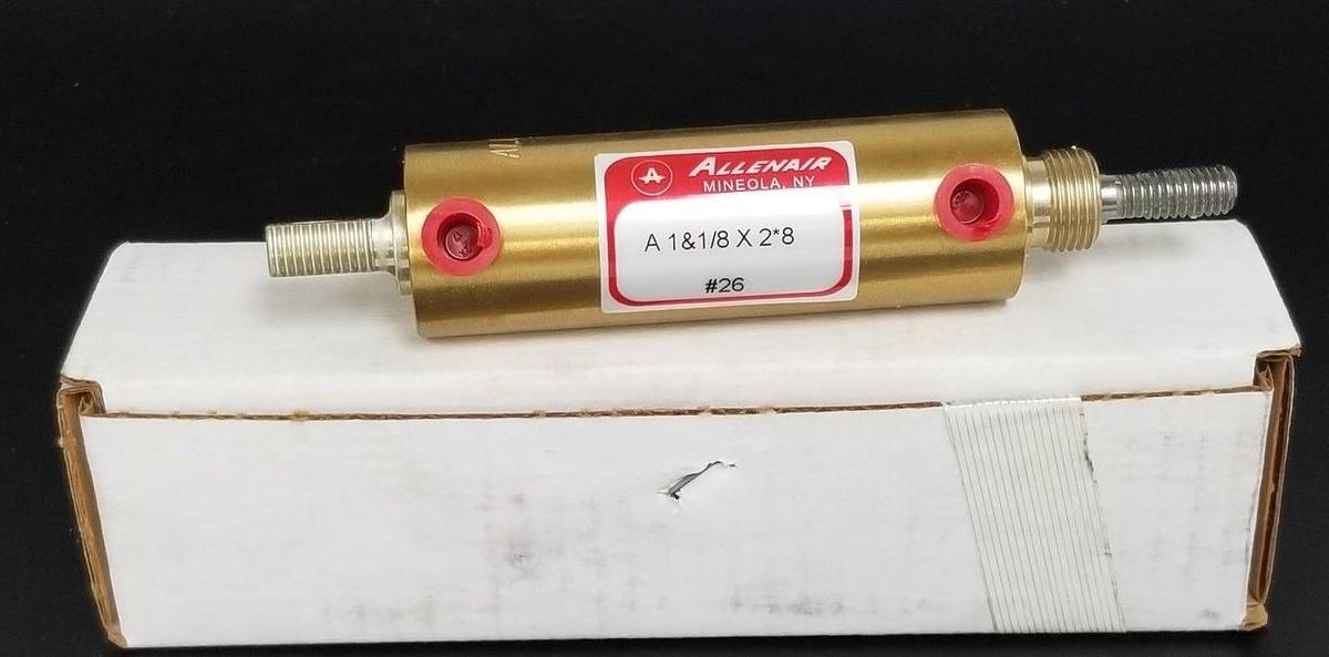 Used NIB ALLENAIR A 1&1/8 X 2*8 #26 PNEUMATIC CYLINDER