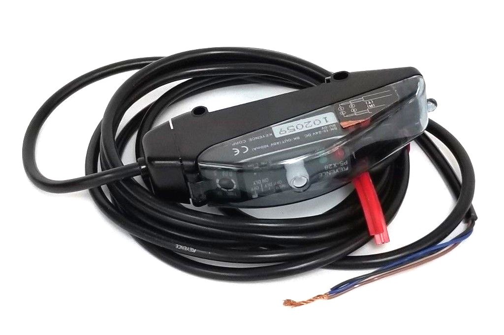 Used NEW KEYENCE PS-X28 PHOTOELECTRIC SENSOR 12-24VDC, PSX28