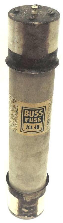 Used COOPER BUSSMANN JCL-4R BUSS FUSE 130A 5.08KV-AC R RATED 60HZ