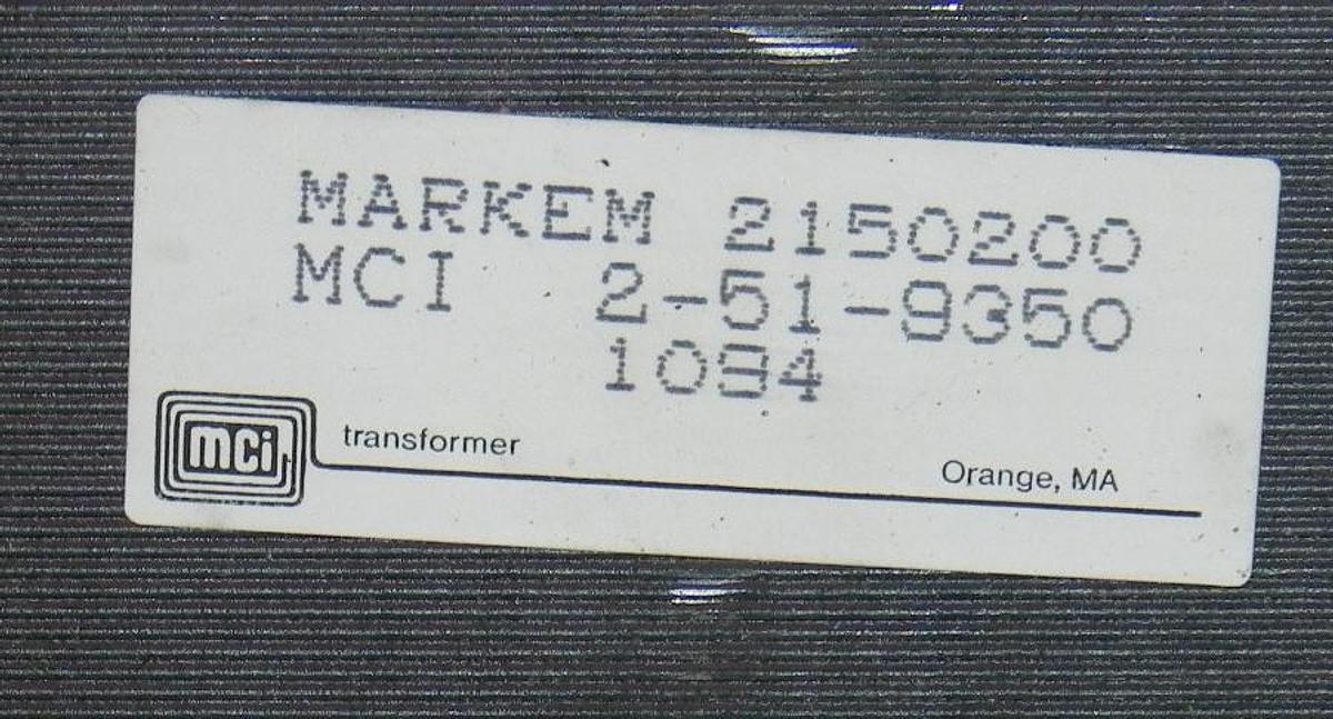Used MARKEM 9840 BX CODE DATER CONTROLLER *FOR PARTS OR REPAIR*
